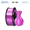 SUNLU 3D Printer Filament Silk PLA+ Smooth Glossy Finish Neat Winding